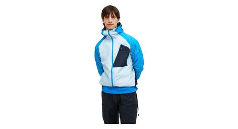Giacca impermeabile peak performance trail 3l hipe blue