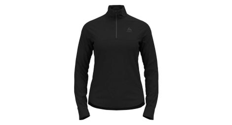 Jersey Odlo Berra 1/2 Cremallera Negro Mujer