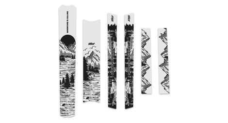 Kit de Protection de Cadre Slicy Adventure Is Calling Noir Brillant