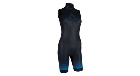 Combinaison néoprène femme aquasphere aquaskin shorty v3 noir bleu