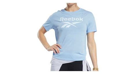 T-shirt bleu femme reebok workout reday supremium logo