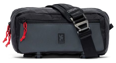 Chrome Mini Ziptop Waistpack Borsa a tracolla nera