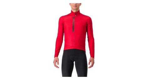 Maillot castelli entrata thermal homme rouge  m