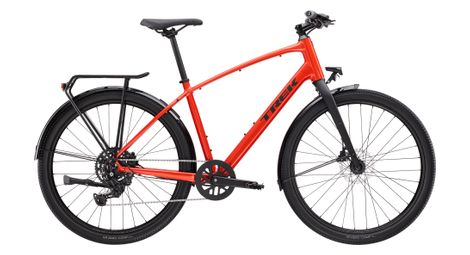 Vélo fitness trek dual sport 2 equipped shimano cues 9v 27.5 rouge gén 5