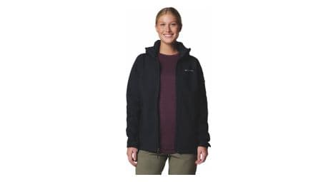 Chaqueta softshell columbia cascade ridge ii negra  mujer