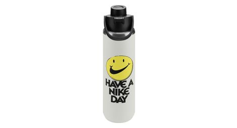 Borraccia Nike Recharge da 700 ml, bianca