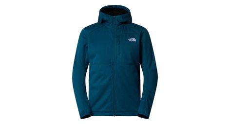 The north face quest hoodie softshell giacca blue