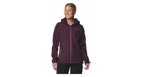 Chaqueta softshell columbia cascade ridge ii violet para mujer