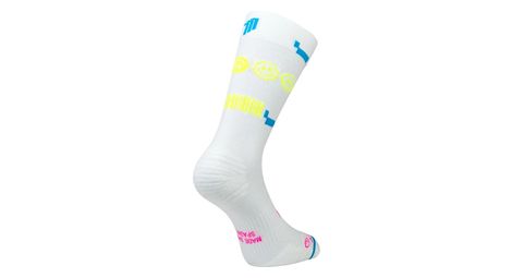 Chaussettes sporcks 80's night blanche