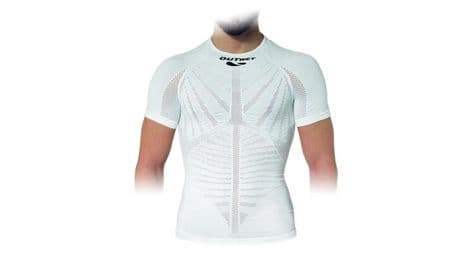 Outwet ep2 short sleeve undershirt white alternating mesh s/m