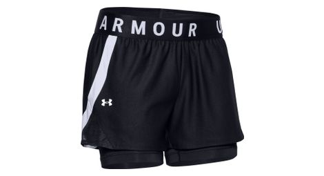 2-in-1 Damen Short Under Armour Play Up 3.0 Schwarz