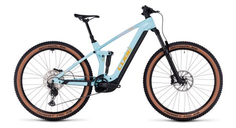 Cube stereo hybrid 140 hpc race 625 electric full suspension mtb shimano deore/xt 12s 625 wh 29'' dazzle blue 2023