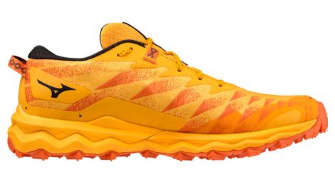 Chaussures de trail running mizuno wave daichi 7 gtx orange rouge