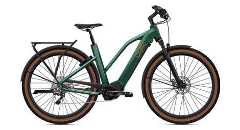 Vtc électrique o2 feel vern 8.2 adventure 27.5 shimano deore 10v 720wh vert émeraude