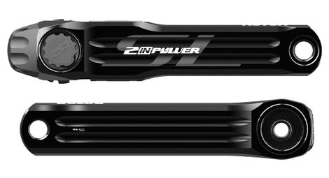 Rotor 2INpower SL RD (Road Dual) Power Meter Kurbelgarnitur Direct Mount Schwarz