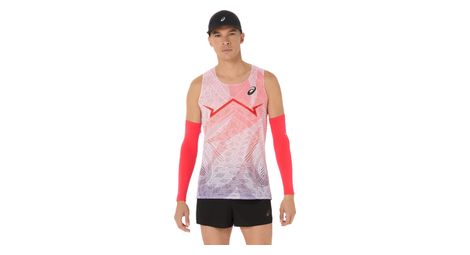 Canotta asics metaspeed rosso uomo