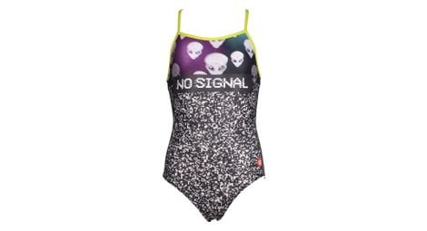 Maillot de bain junior arena girl s crazy lightdrop noir