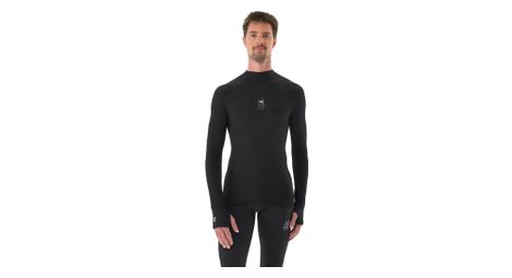 Camiseta de manga larga compressport 3d thermo 110g negra