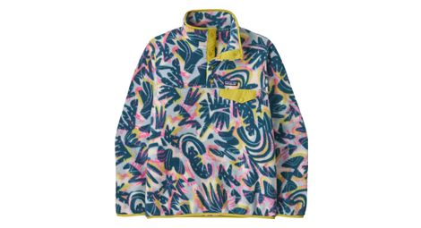 Patagonia forro polar ligero synchilla snap-t azul mujer