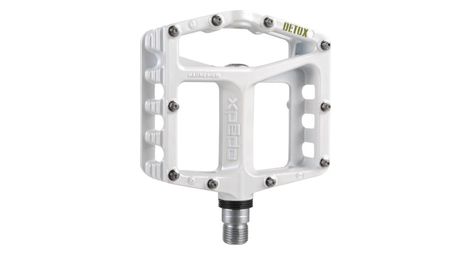 Xpedo paire de pédales vtt detox 9/16 magnesium blanc