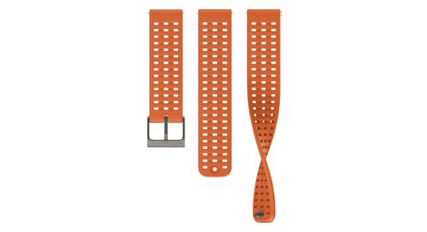 Bracelet de montre silicone suunto athletic 2 22mm canyon - orange