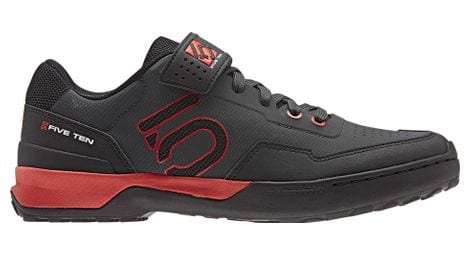 Paire de chaussures fiveten kestrel lace carbon noir rouge
