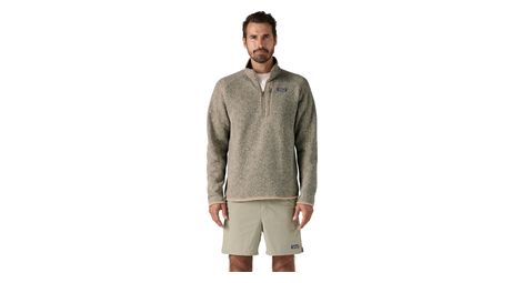 Forro polar patagonia better  sweater1/4 zip beige hombre