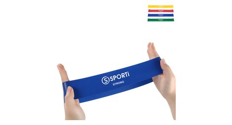 Flat band set de 4 bandes elastiques plates sporti france