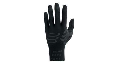 guantes termicos compressport 3d negros
