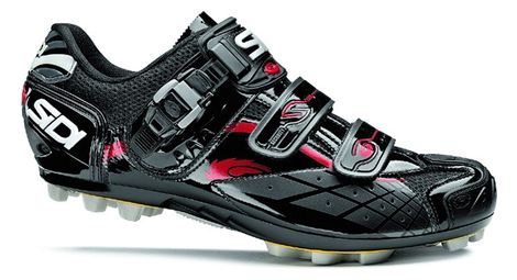 Par de zapatos negros sidi 2012 spider srs