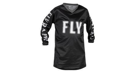 Maillot de manga larga Fly F-16 Negro / Blanco Niño