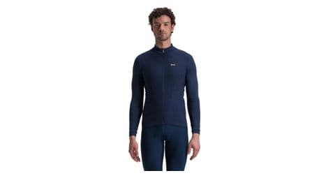 Maglia a maniche lunghe santini pure blue s