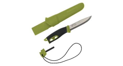 Couteau de survie mora companion spark vert