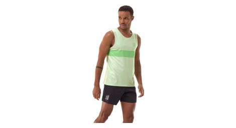 Débardeur Compressport Performance Vert Homme