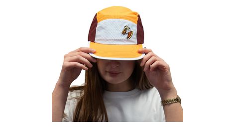 Bv sport 5 panel ''dbdb'' cap arancione/bordeaux