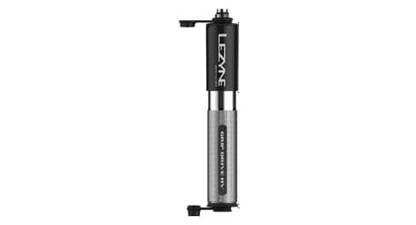 Bomba manual lezyne grip drive hv s (máx.90 psi / 6.2 bar) negro / plateado