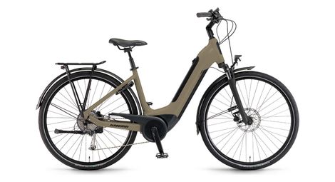 Vélo de ville électrique winora tria 9 wave shimano alivio 9v 500 wh 700 mm café 2023