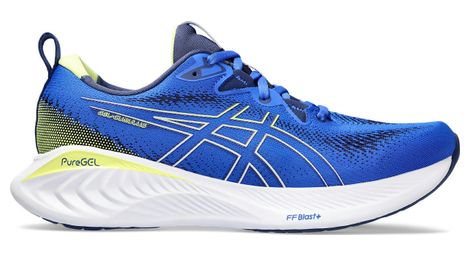 Asics gel cumulus 25 laufschuhe blau gelb herren