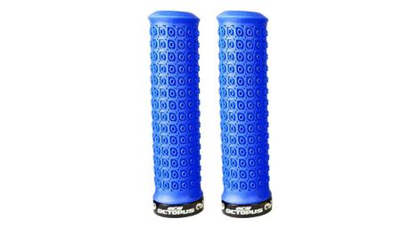 Paire de grips ice octopus bleu noir