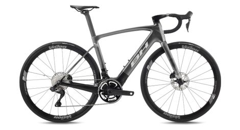 Bicicleta eléctrica de carretera BH iRS1 Carbon 1.6 Shimano Ultegra Di2 12 V, 630 Wh, 700 mm, plateada/negra