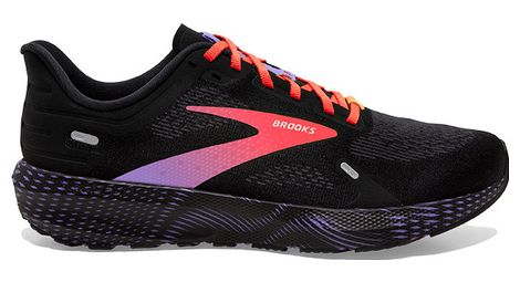 Brooks launch 9 scarpe da corsa da donna nero viola rosa