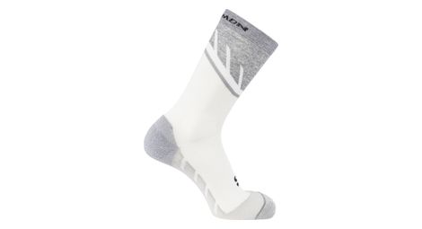 Salomon speedcross crew unisex socks white 42-44