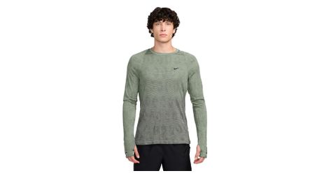 Maillot térmico hombre nike therma-fit adv run division verde gris