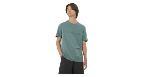 Camiseta de manga corta salomon green logo