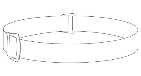 Bandeau reflechissant de rechange petzl tikkina tikka actik gris