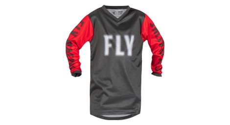 Maillot manches longues fly f 16 gris rouge enfant