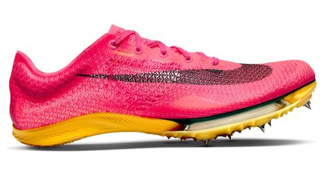 nike air zoom victory unisex athletic shoes pink orange