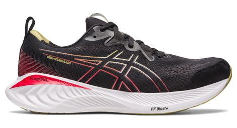 Chaussures de running asics gel cumulus 25 noir rouge