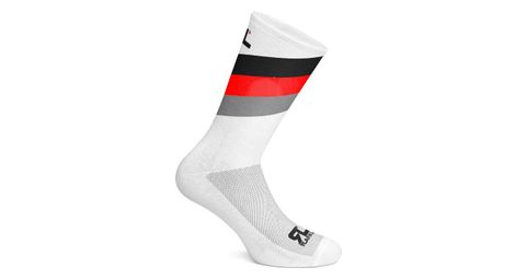 Chaussettes rafa l stripes blanc noir rouge