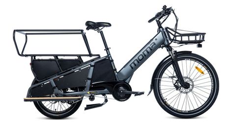 Cargobike electrique, e-long tail, aluminium, shimano altus 7v, autonomie jusqu'a 90km, baterrie 48v 13ah